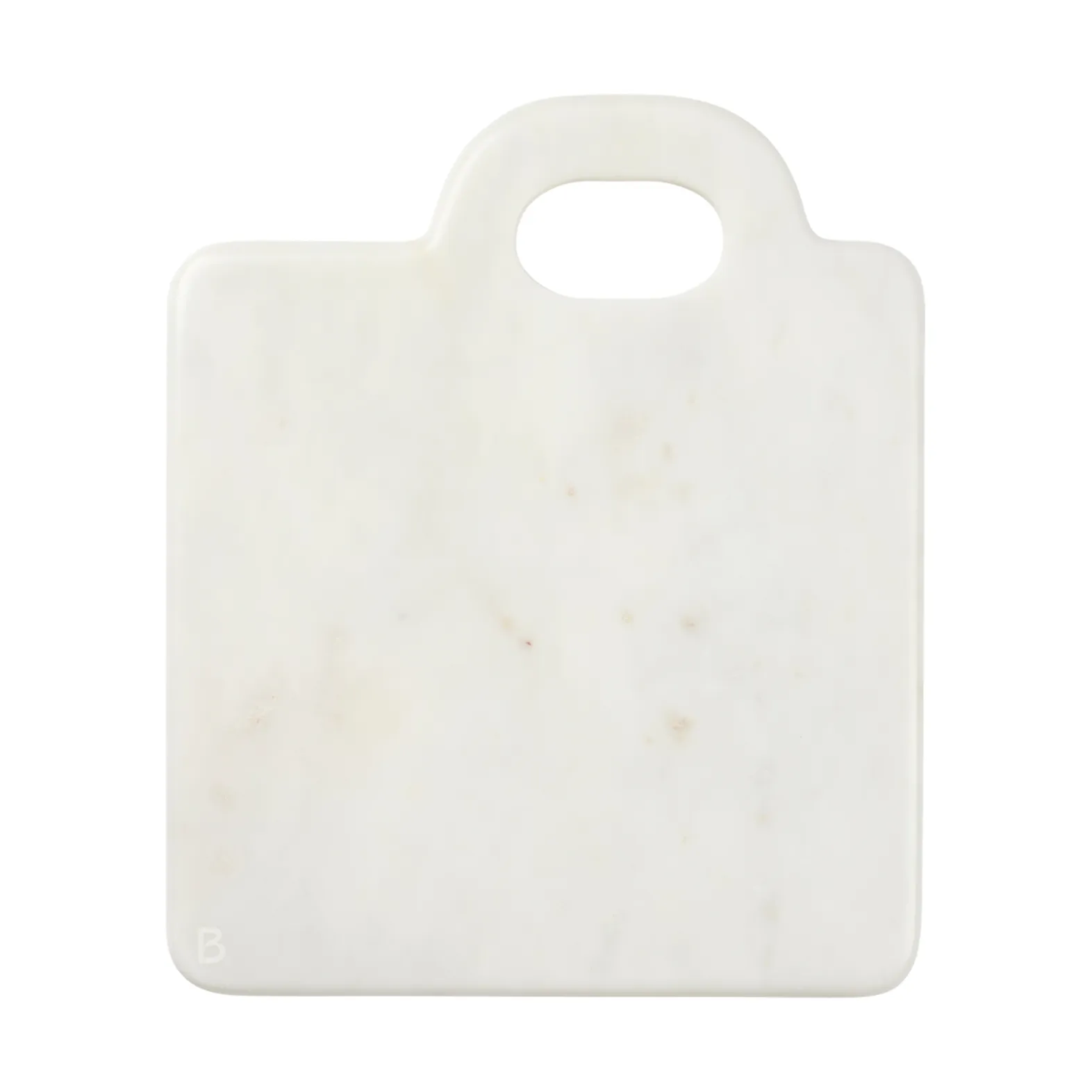 Olina cutting board 26x30 cm, White marble Broste Copenhagen