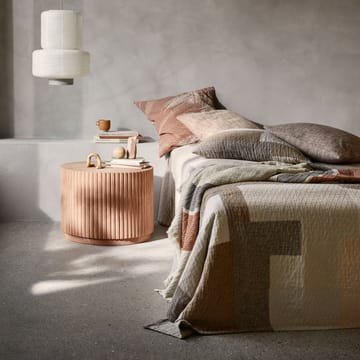 Patch bedspread 240x260 cm - beige-brown - Broste Copenhagen