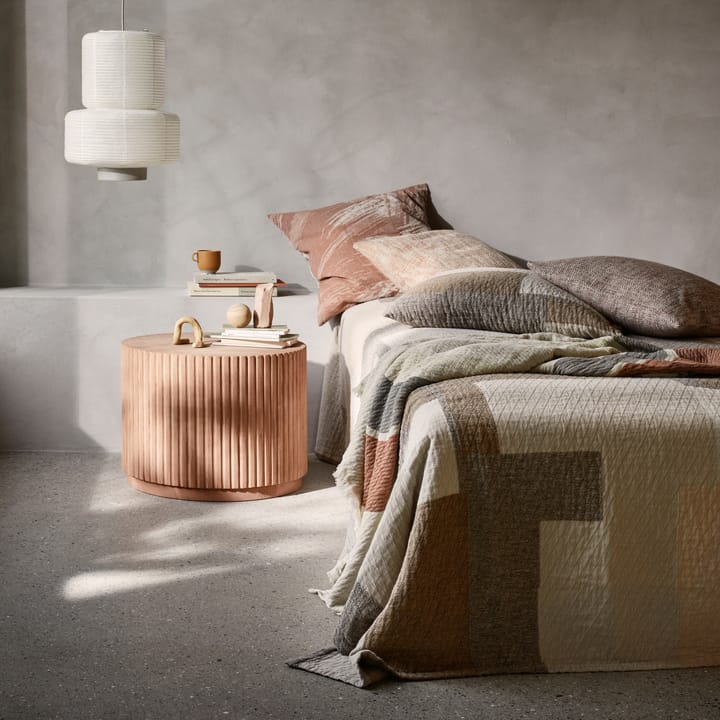 Patch cushion cover 60x60 cm, beige-brown Broste Copenhagen