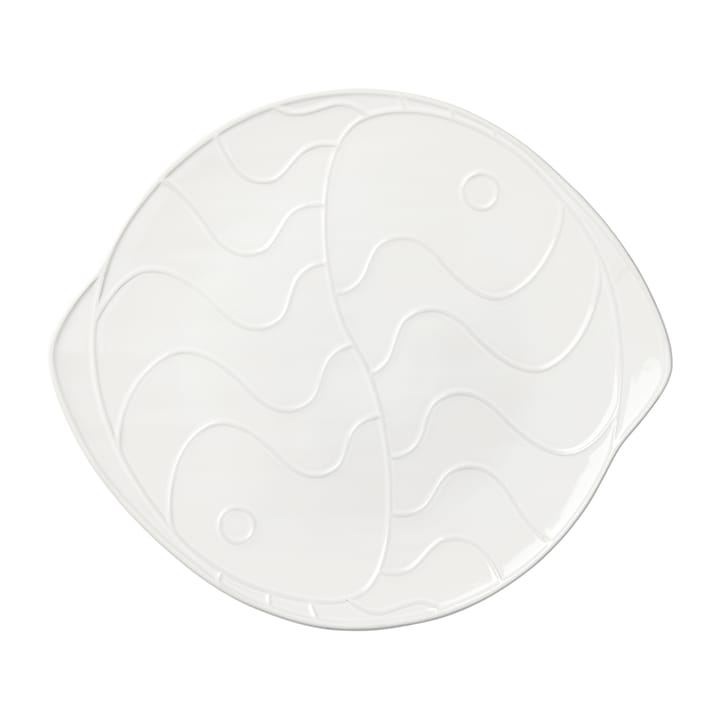 Pesce saucer 30x34.6 cm - Transparent white - Broste Copenhagen