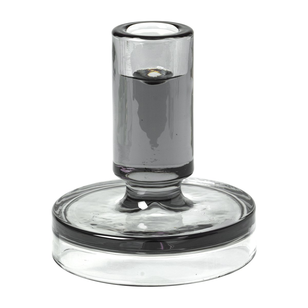 Broste Copenhagen Petra candle sticks pearl dark grey 11 cm