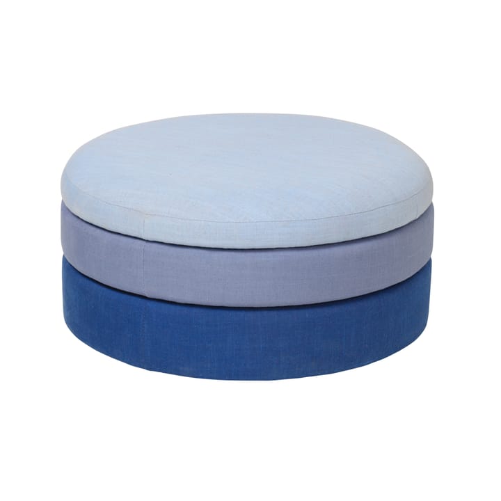 Pond pouffe 30 cm - Blue shades - Broste Copenhagen