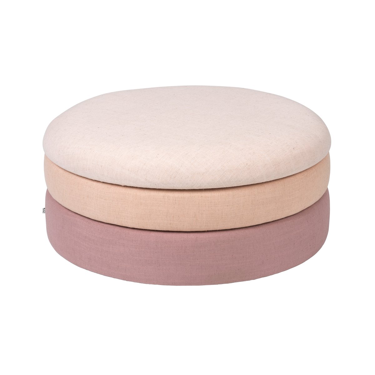 Broste Copenhagen Pond pouffe 30 cm Rose shades | Scandinavian Design | Sitting poufs | Pink