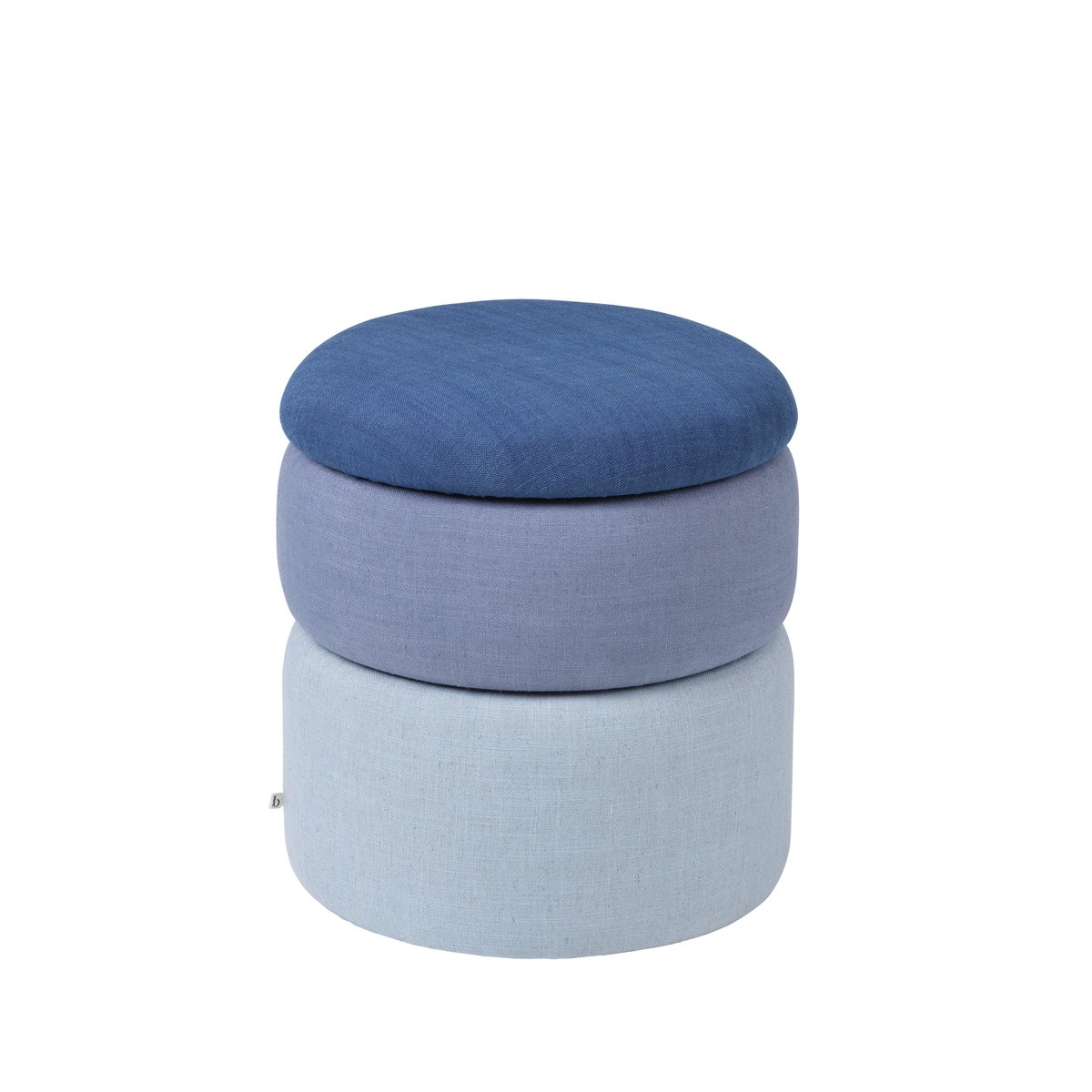Broste Copenhagen Pond pouffe 42 cm Blue shades | Scandinavian Design | Sitting poufs | Blue