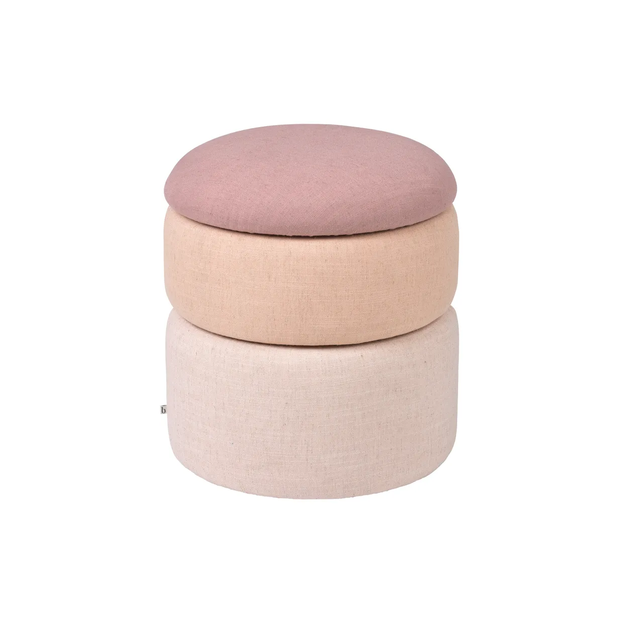 Broste Copenhagen Pond pouffe 42 cm Rose shades | Scandinavian Design | Sitting poufs | Pink