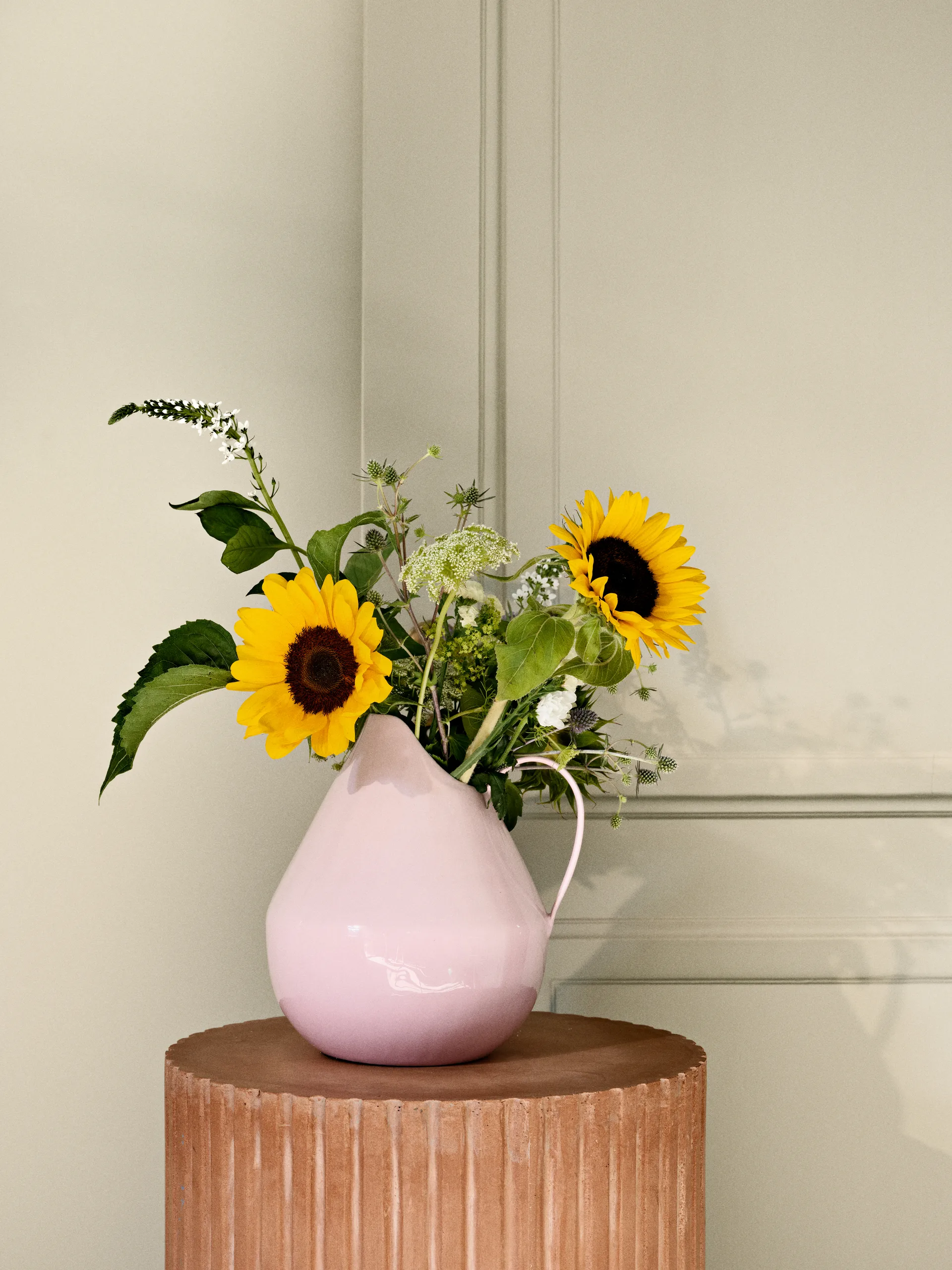 Rosario vase 25 cm, Fairy pink Broste Copenhagen