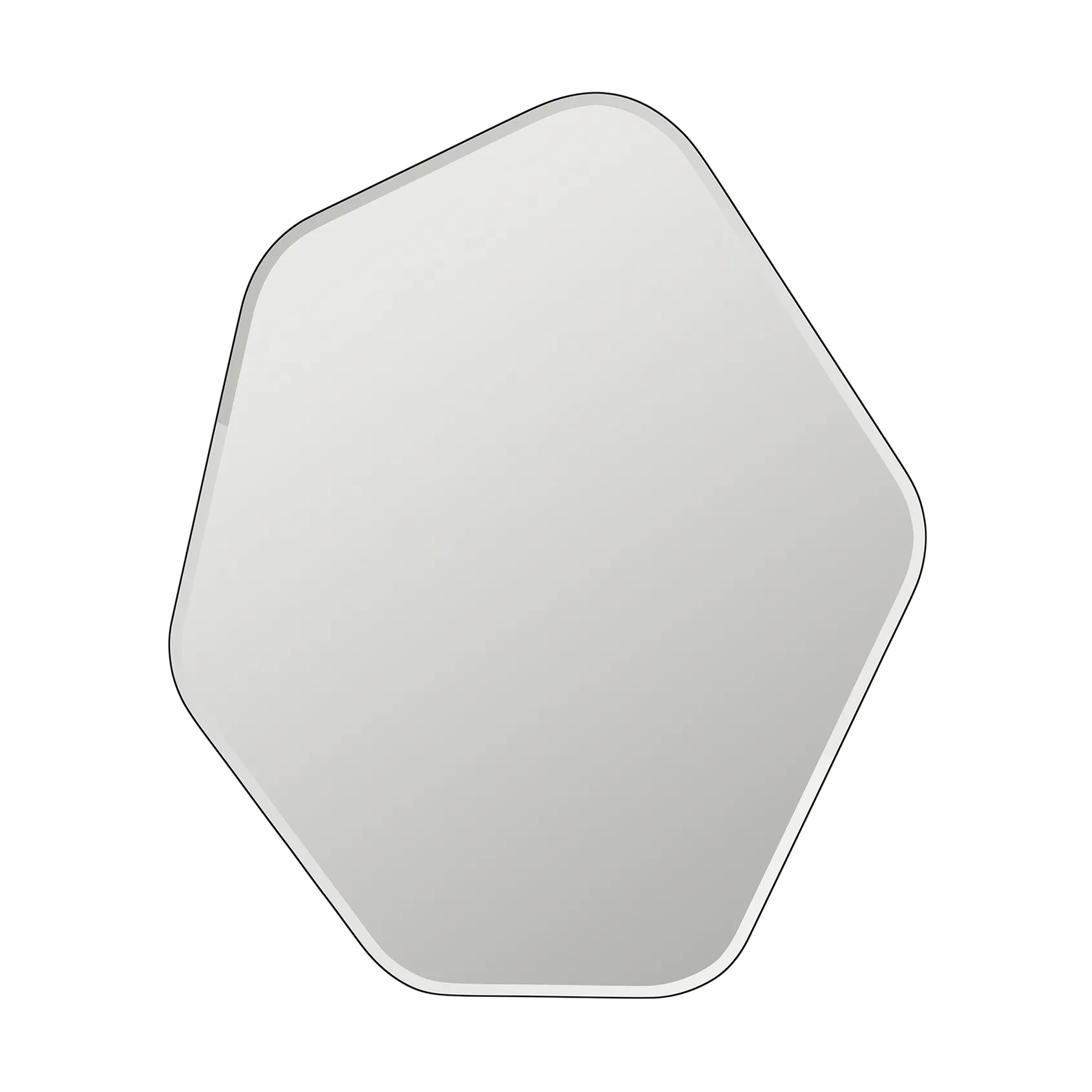 Ruby wall mirror 60x50 cm, Clear-black Broste Copenhagen
