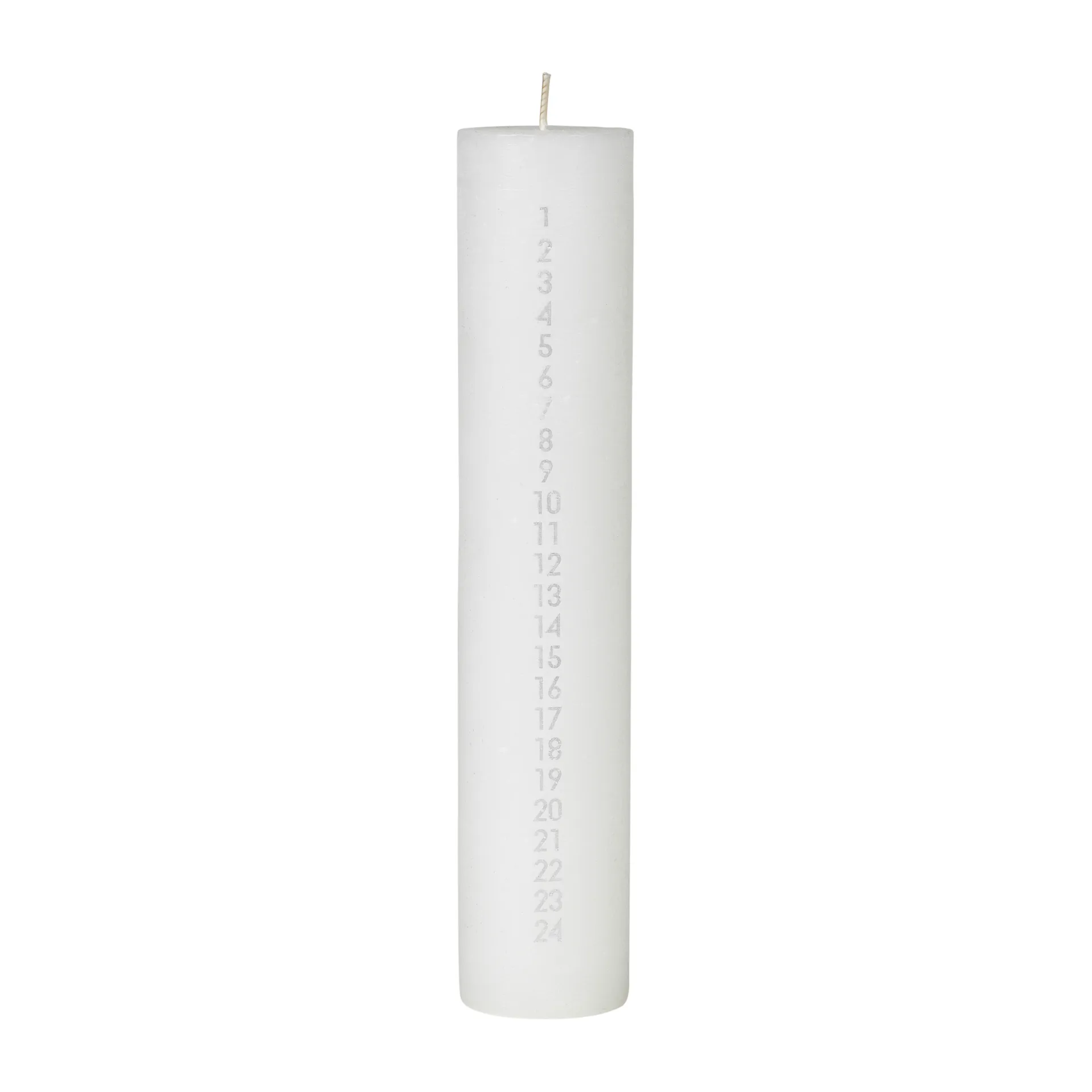 Rustic advent candle, Pure white Broste Copenhagen
