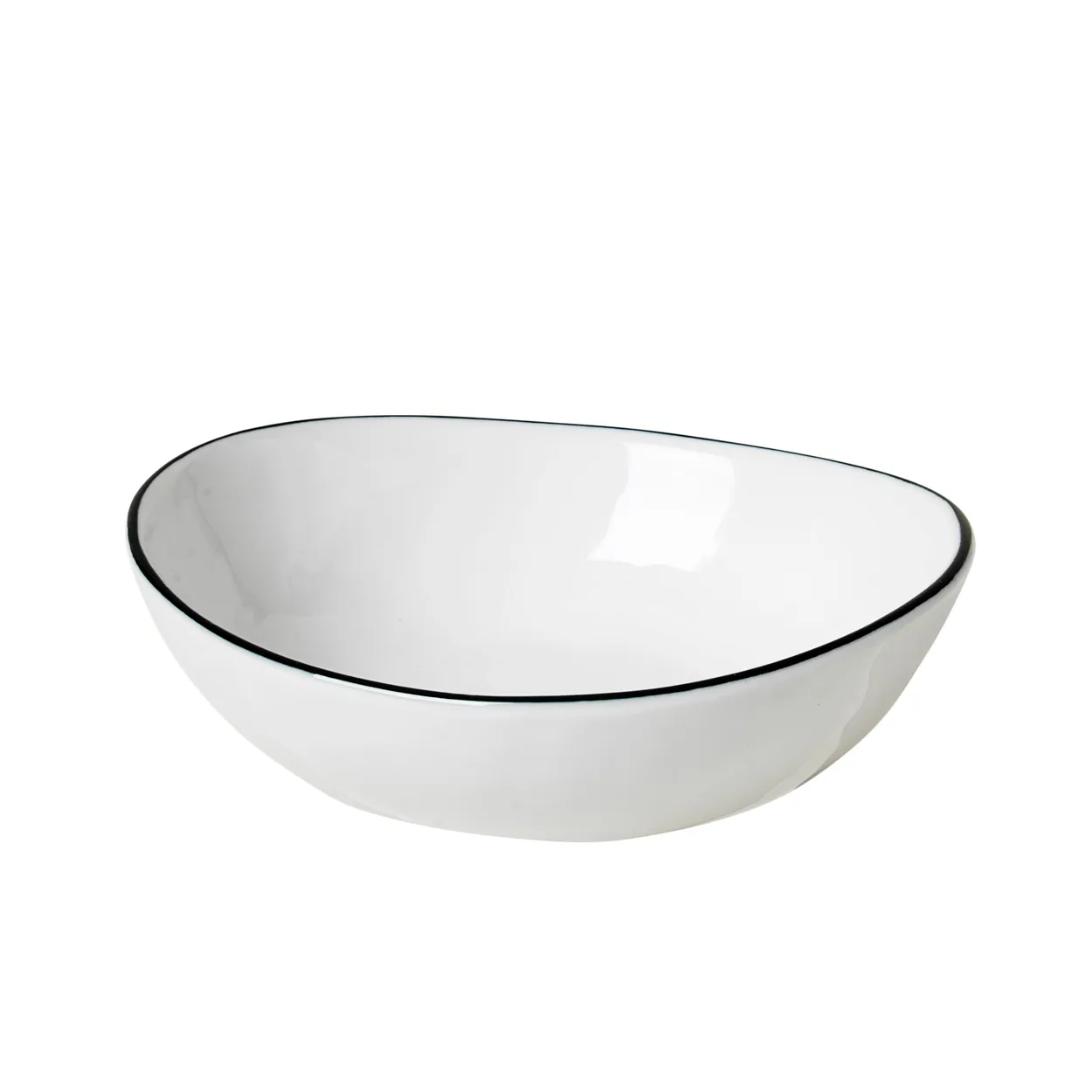 Broste Copenhagen Salt bowl without dots o 12.5 cm | Scandinavian Design | Serving bowls | White