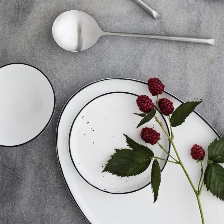 Salt plate with dots, Ø 13.8 cm Broste Copenhagen