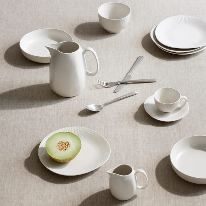 Sandvig cup with saucer soft white, 12.5 cl Broste Copenhagen