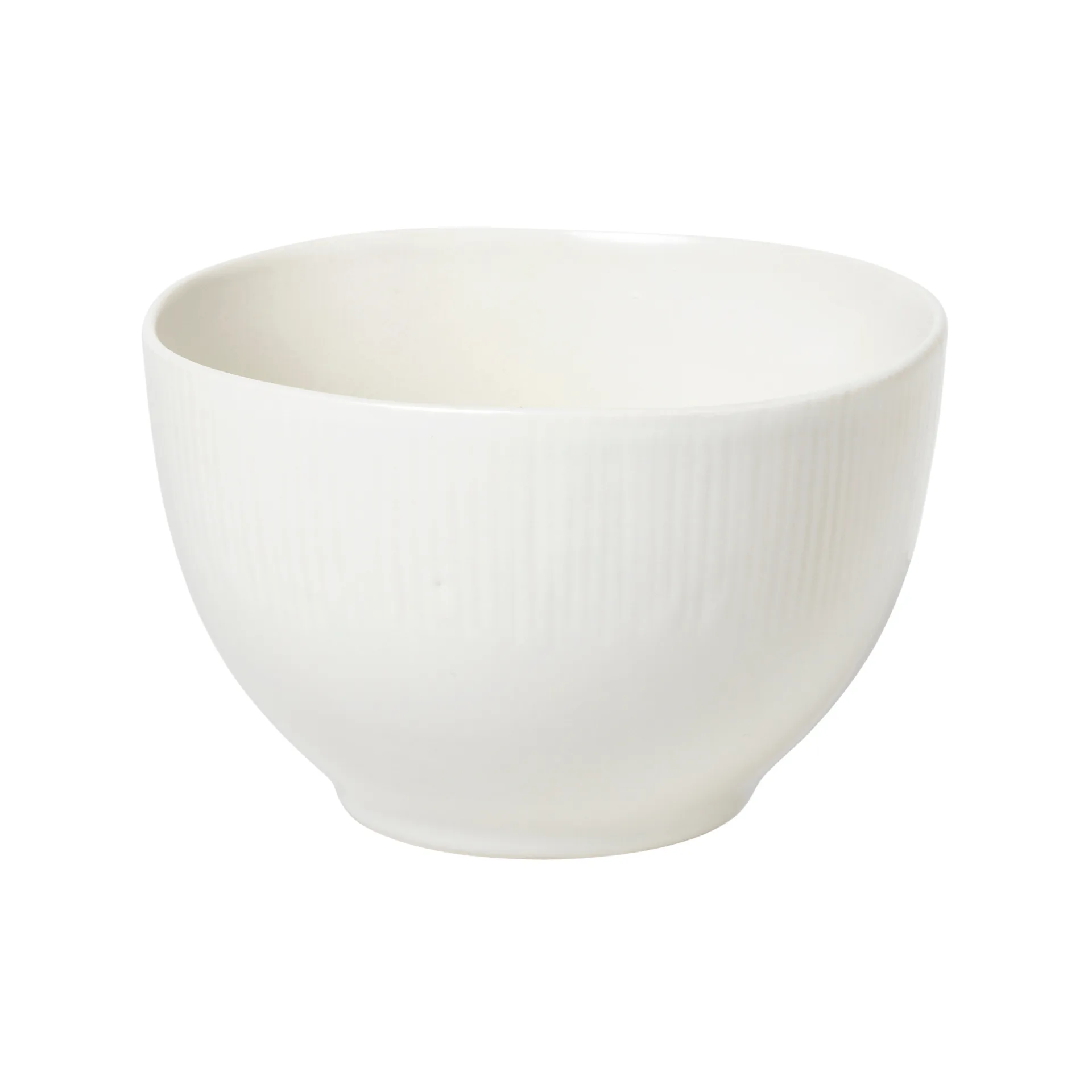 Sandvig high bowl soft white, Ø 13 cm Broste Copenhagen