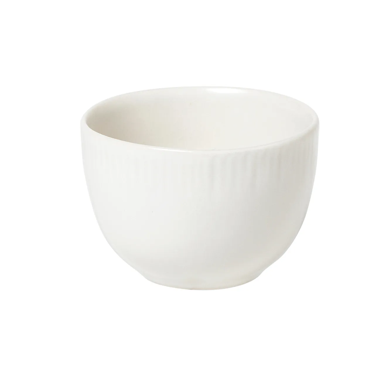Sandvig high bowl soft white, Ø 7 cm Broste Copenhagen