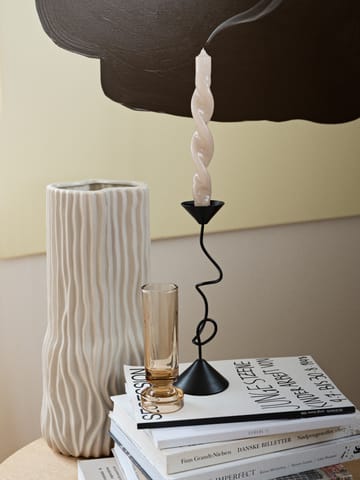 Selma candle holder 26.5 cm - Black - Broste Copenhagen