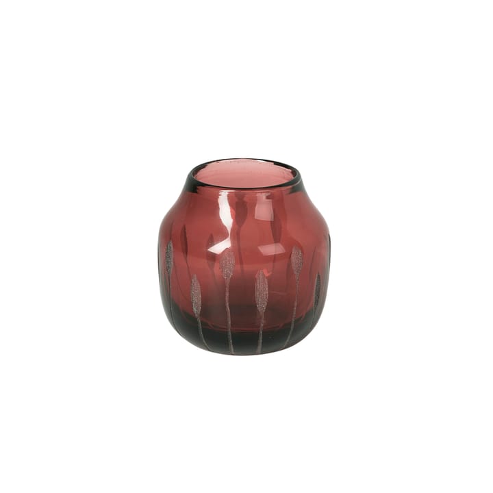 Shape vase 11 cm - plum wine (red) - Broste Copenhagen