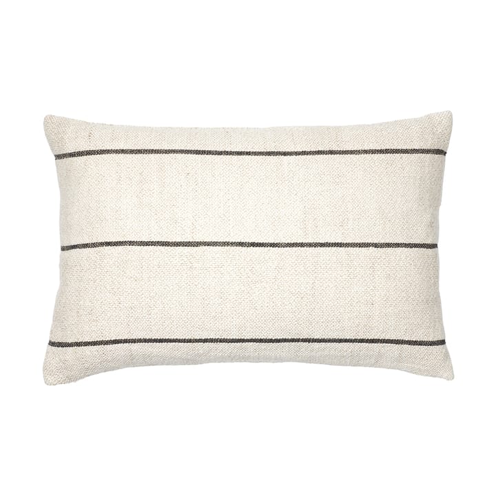 Sigrid cushion cover 40x60 cm - Light beige-black - Broste Copenhagen