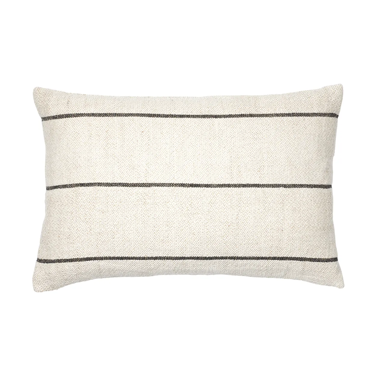 Broste Copenhagen Sigrid cushion cover 40x60 cm Light beige-black