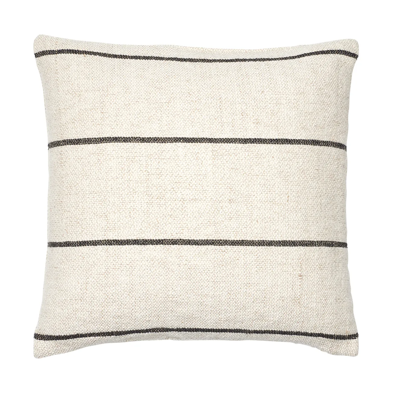 Broste Copenhagen Sigrid cushion cover 50x50 cm Light beige-black