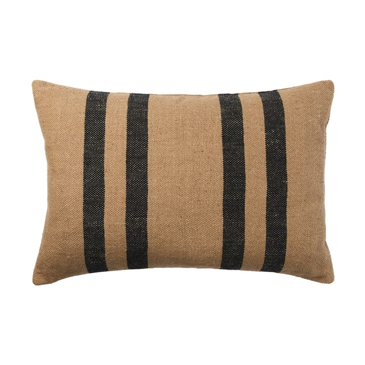 Sigrun cushion cover - Brown kelp-black, 40x60 cm - Broste Copenhagen
