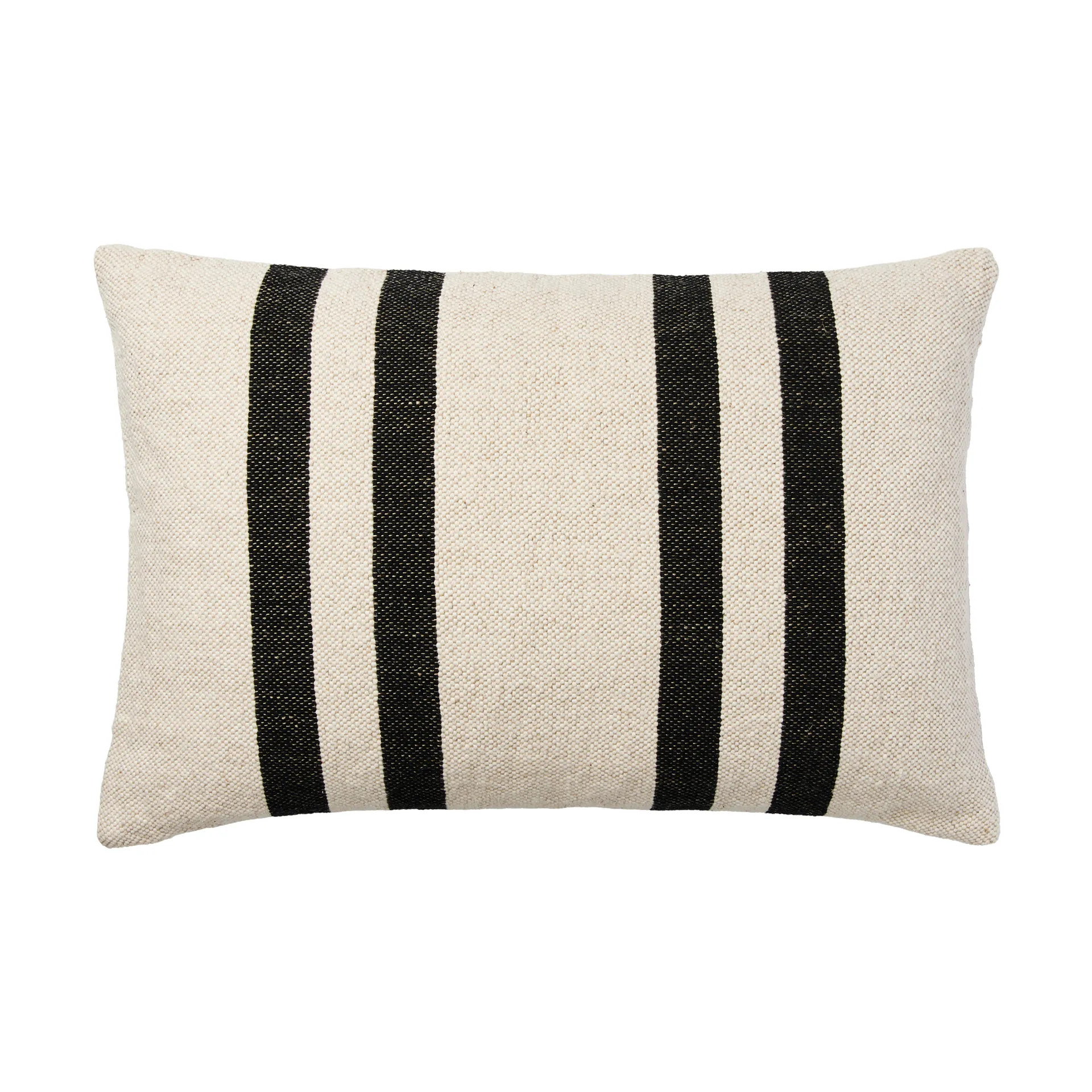 Sigrun cushion cover, Light beige-black, 40x60 cm Broste Copenhagen