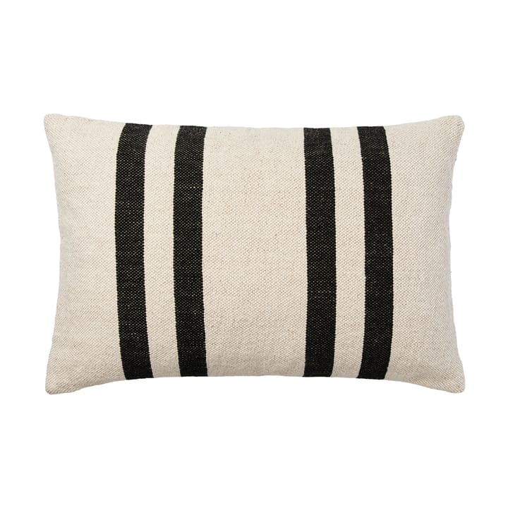 Sigrun cushion cover - Light beige-black, 40x60 cm - Broste Copenhagen