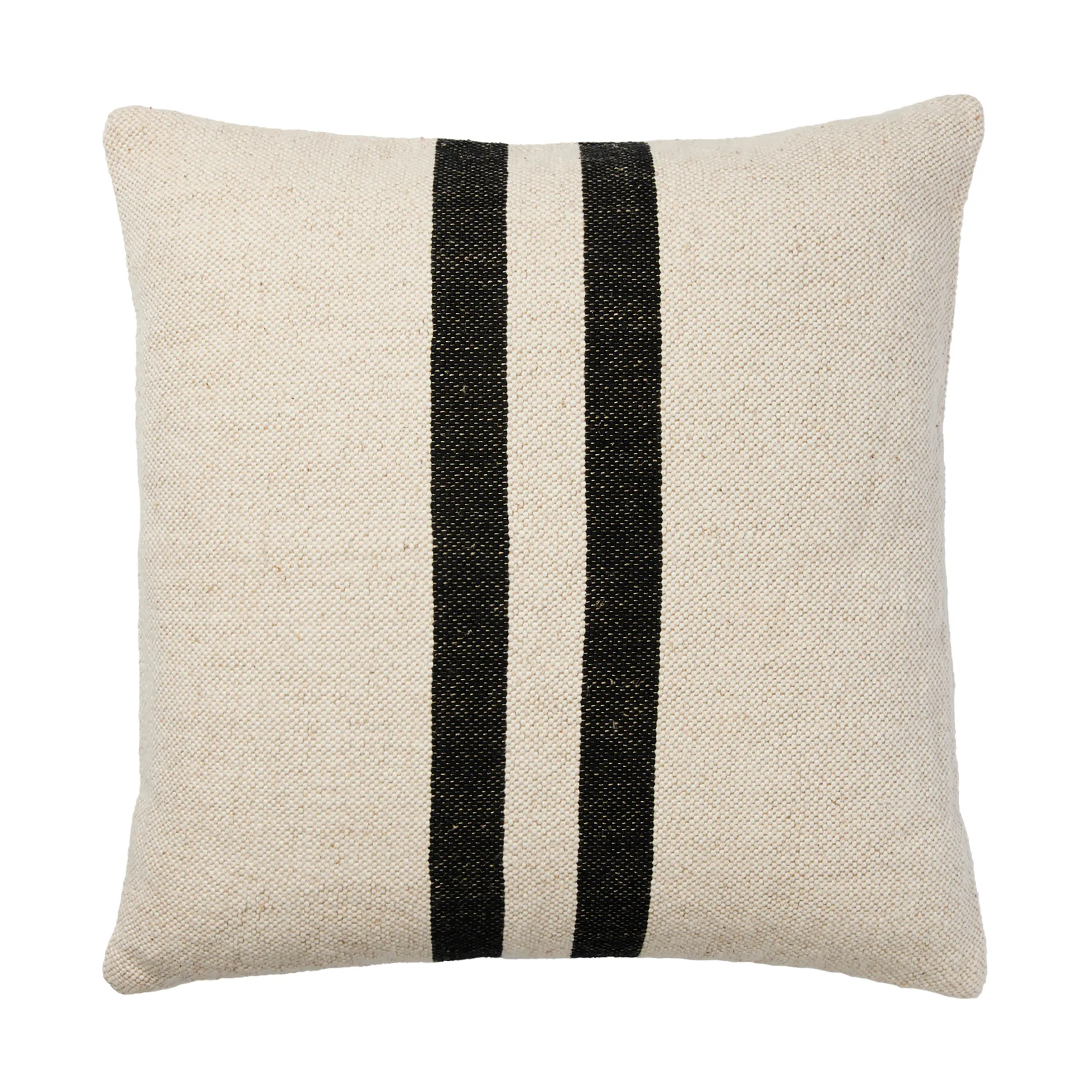 Sigrun cushion cover, Light beige-black, 50x50 cm Broste Copenhagen