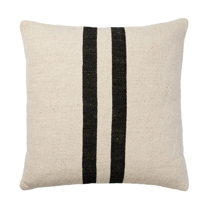 Sigrun cushion cover - Light beige-black, 50x50 cm - Broste Copenhagen