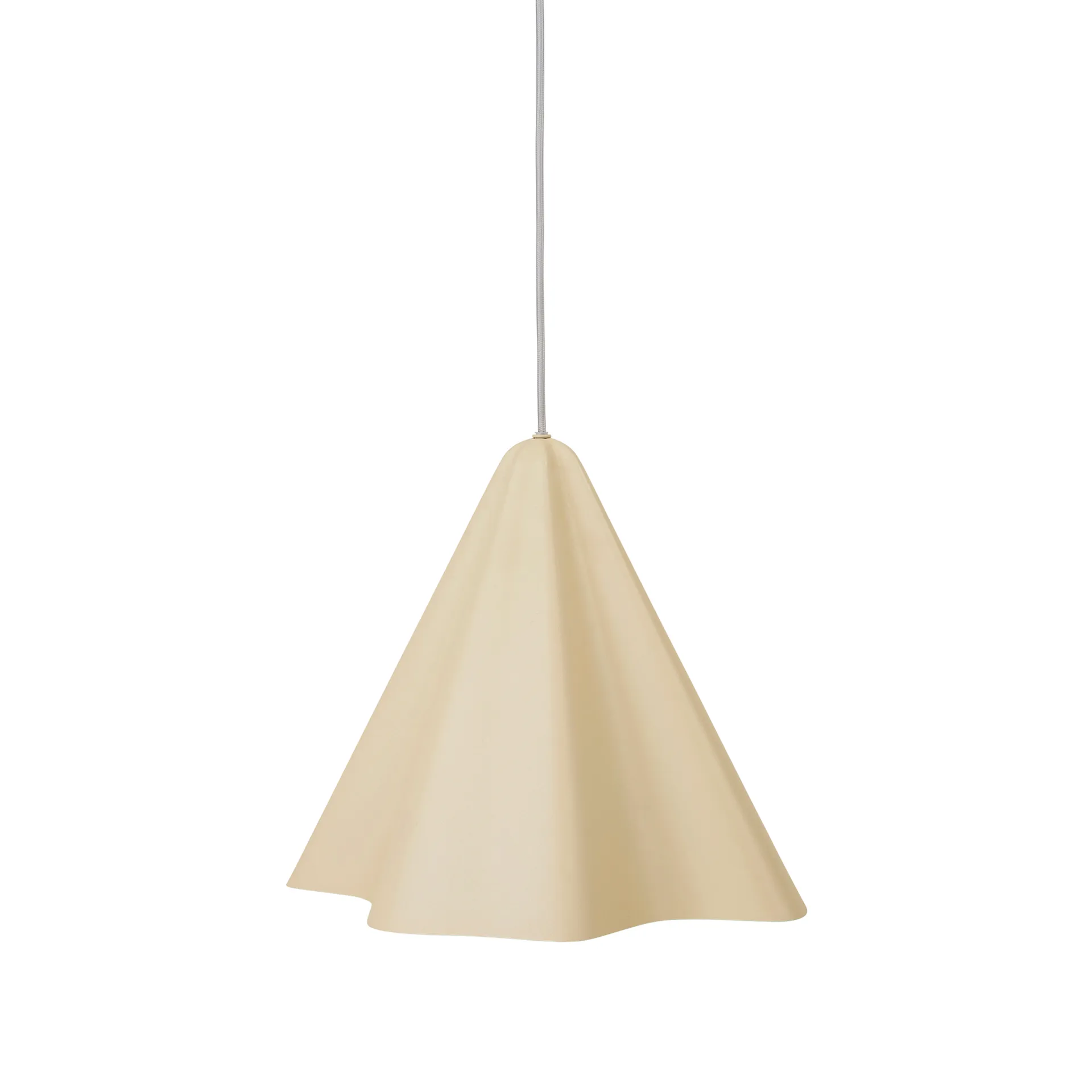 Skirt pendant lamp Ø30 cm, Light sand Broste Copenhagen