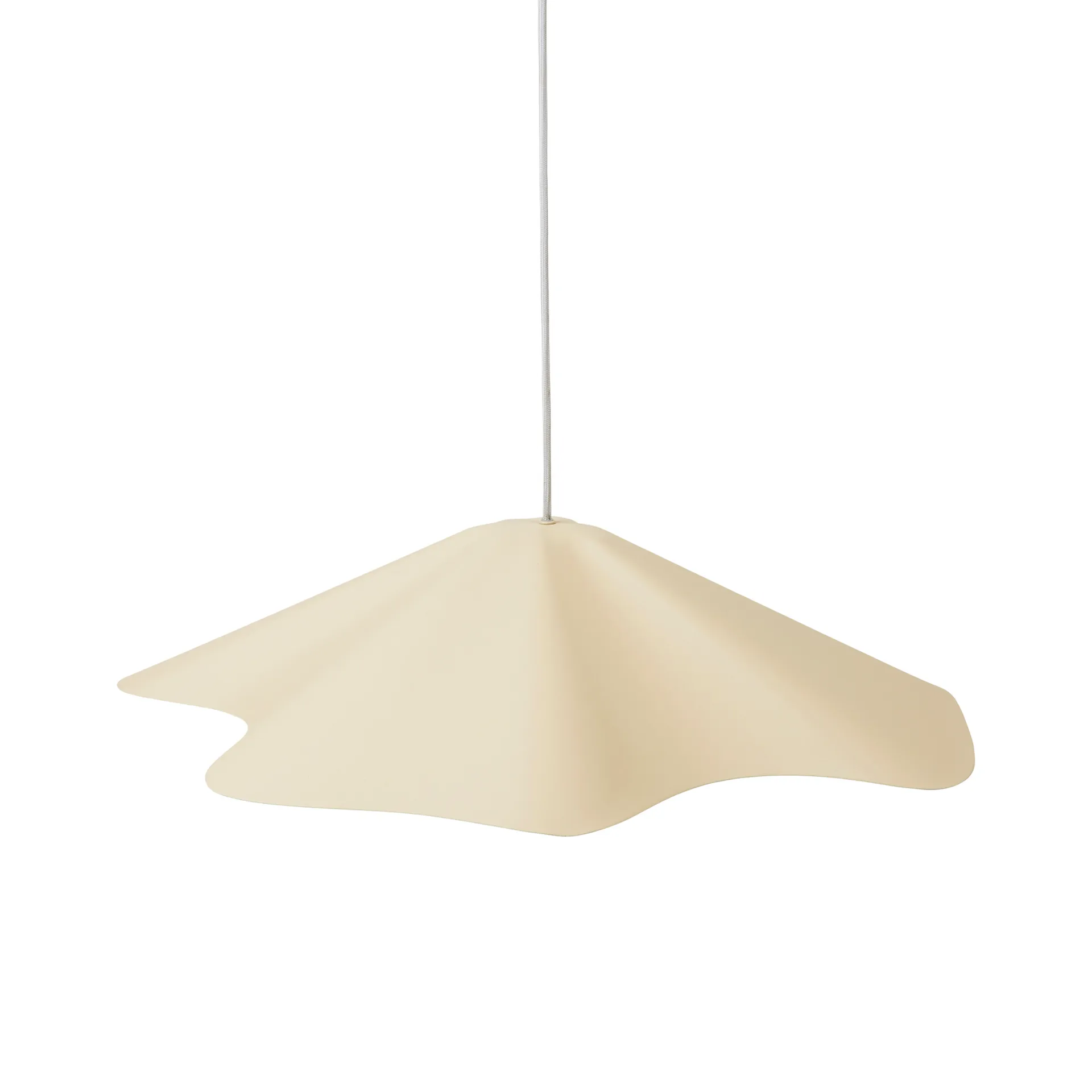 Skirt pendant lamp Ø60 cm, Light sand Broste Copenhagen