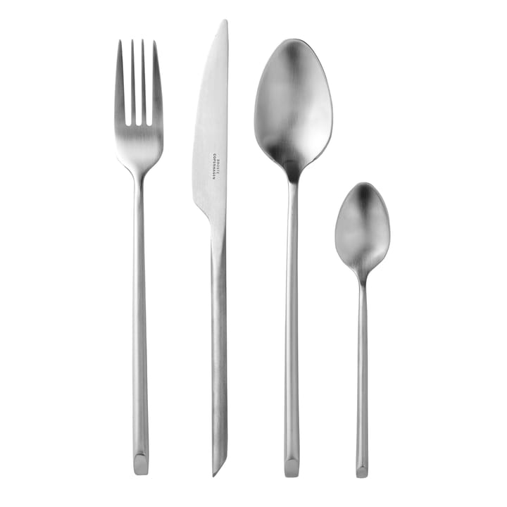 Sletten cutlery set 16 pcs - matt stainless steel - Broste Copenhagen