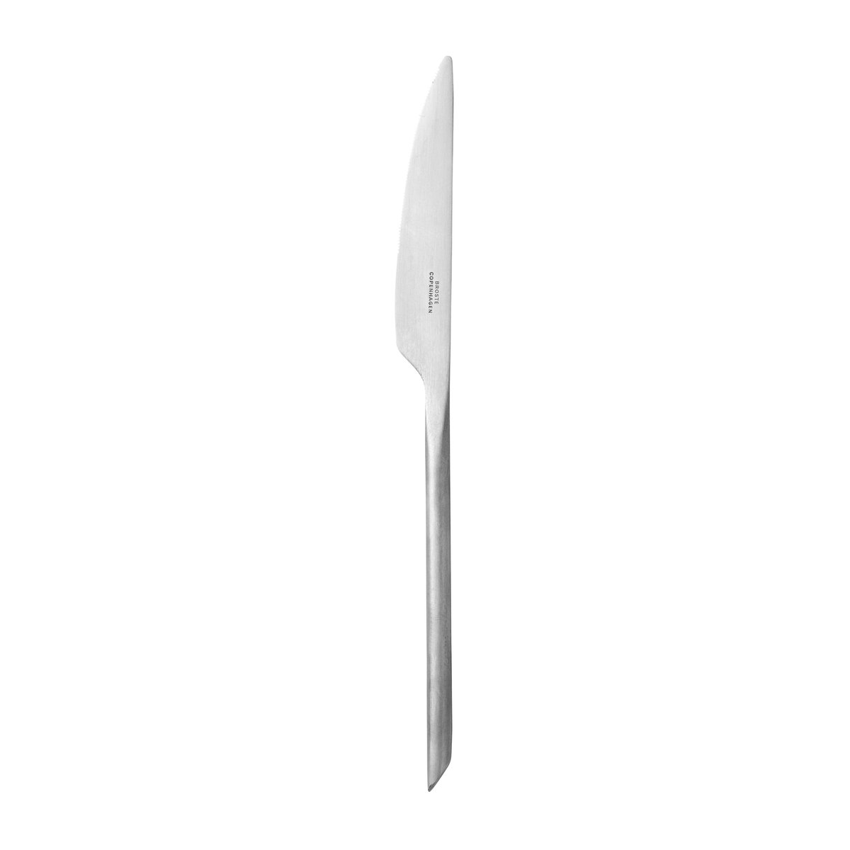 Broste Copenhagen Sletten knife Full satin forged | Scandinavian Design | Table cutlery | Silver-coloured