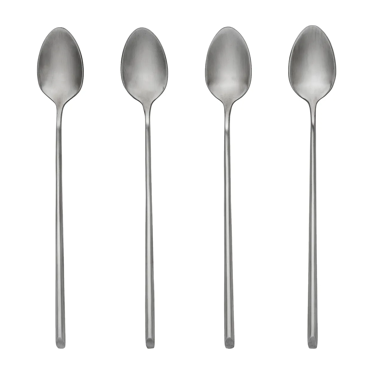Broste Copenhagen Sletten spoon long 4-pack Full satin forged