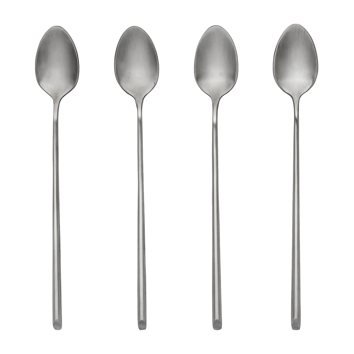 Broste Copenhagen Sletten spoon long 4-pack Full satin forged