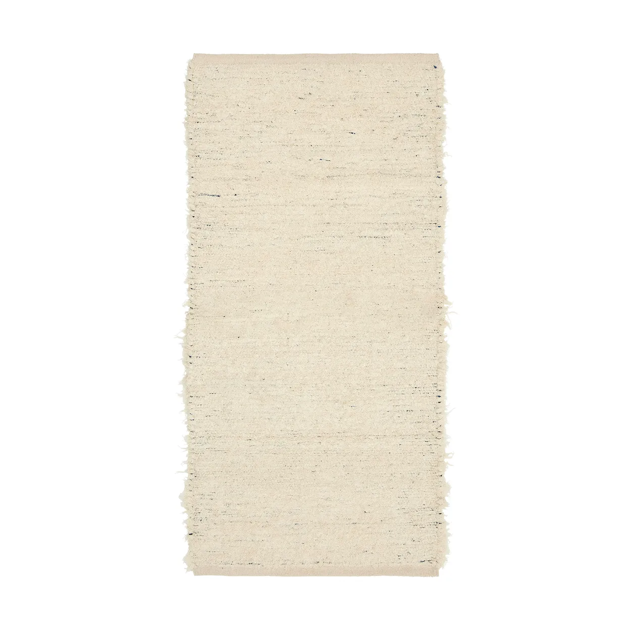 Broste Copenhagen Smilla rug 70x140 cm Off white | Scandinavian Design | Fringe & Deep pile rugs | White