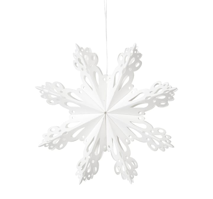 Snowflake Christmas decoration White - Ø15 cm - Broste Copenhagen