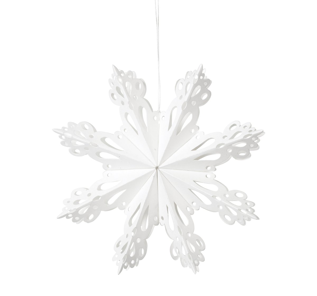 Broste Copenhagen Snowflake Christmas decoration White o15 cm