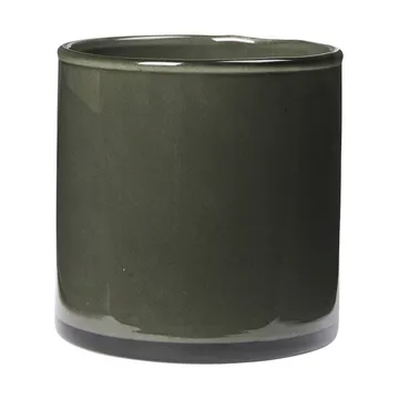 Solai hurricane candle holder - Dark Green, Ø10 cm - Broste Copenhagen