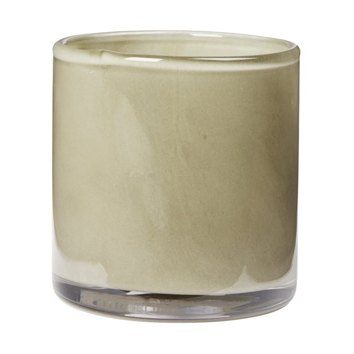 Solai hurricane candle holder - Light Green, Ø8 cm - Broste Copenhagen
