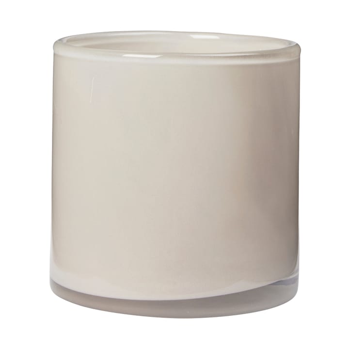 Solai hurricane candle holder - Taupe Warm Grey, Ø10 cm - Broste Copenhagen