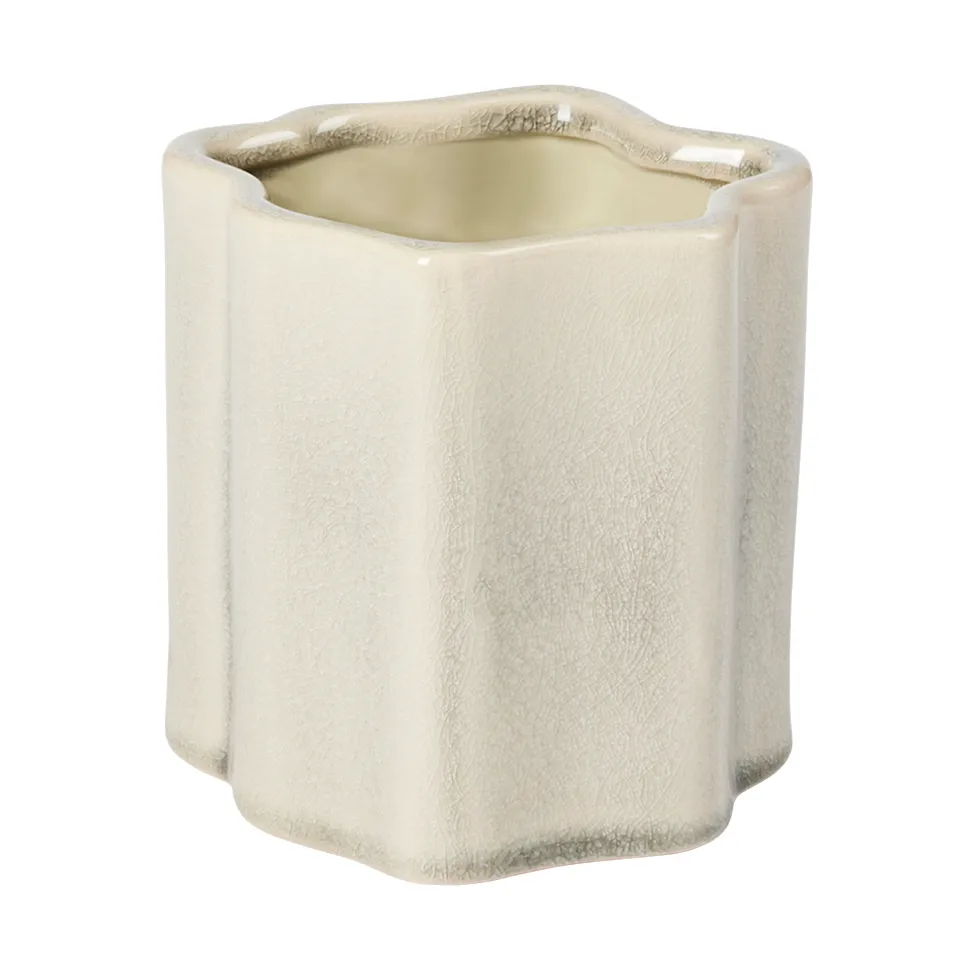 Sonja flower pot H:12 cm, Rainy Day Grey Broste Copenhagen