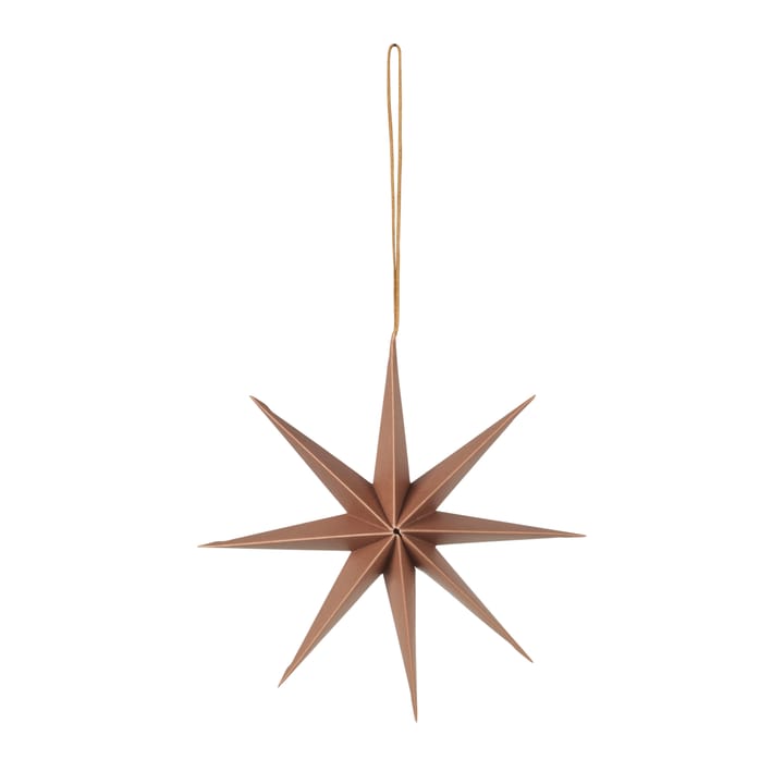 Star paper star Ø15 cm - Indian tan - Broste Copenhagen