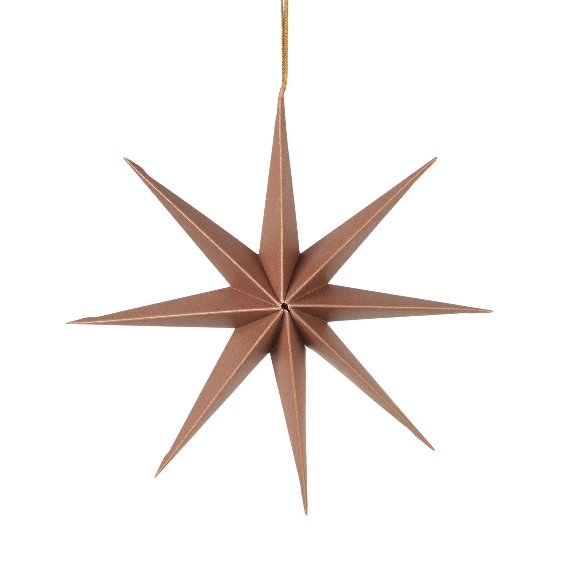 Star paper star Ø50 cm, Indian tan Broste Copenhagen