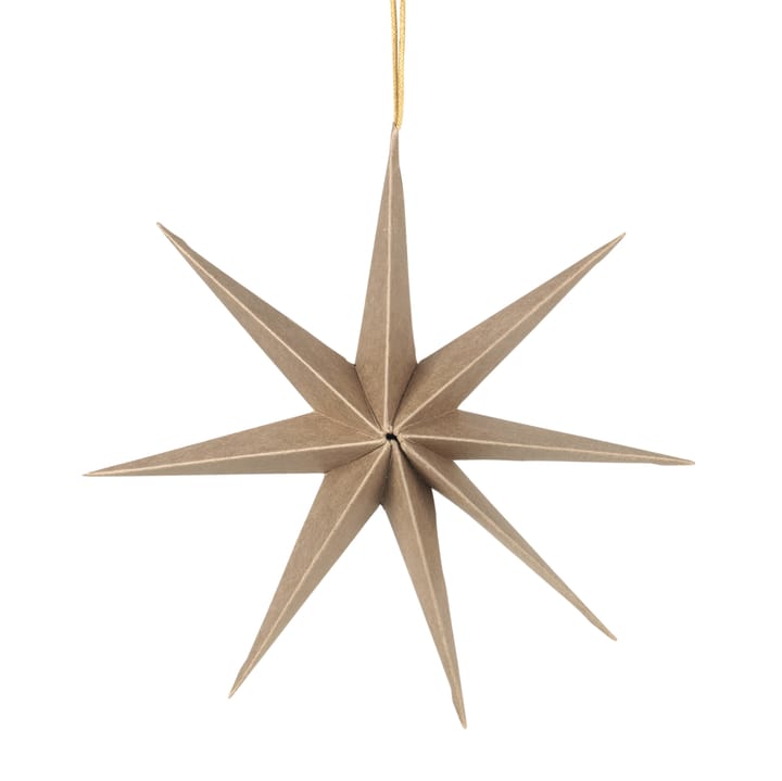 Star paper star Ø50 cm - Natural brown - Broste Copenhagen