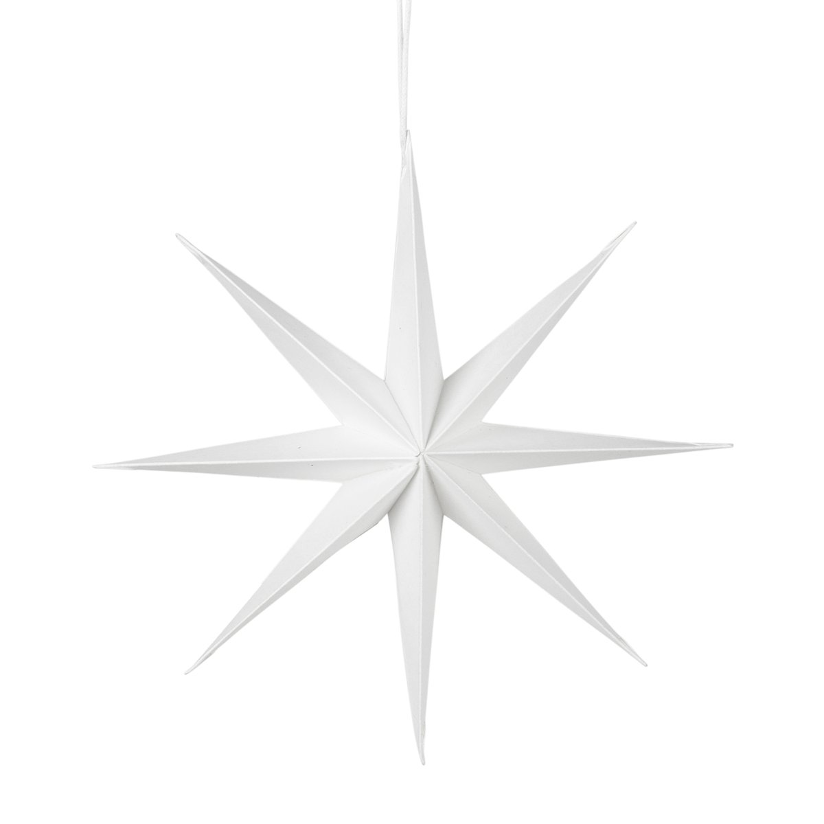 Broste Copenhagen Star paper star o50 cm White | Scandinavian Design | Christmas decorations | White