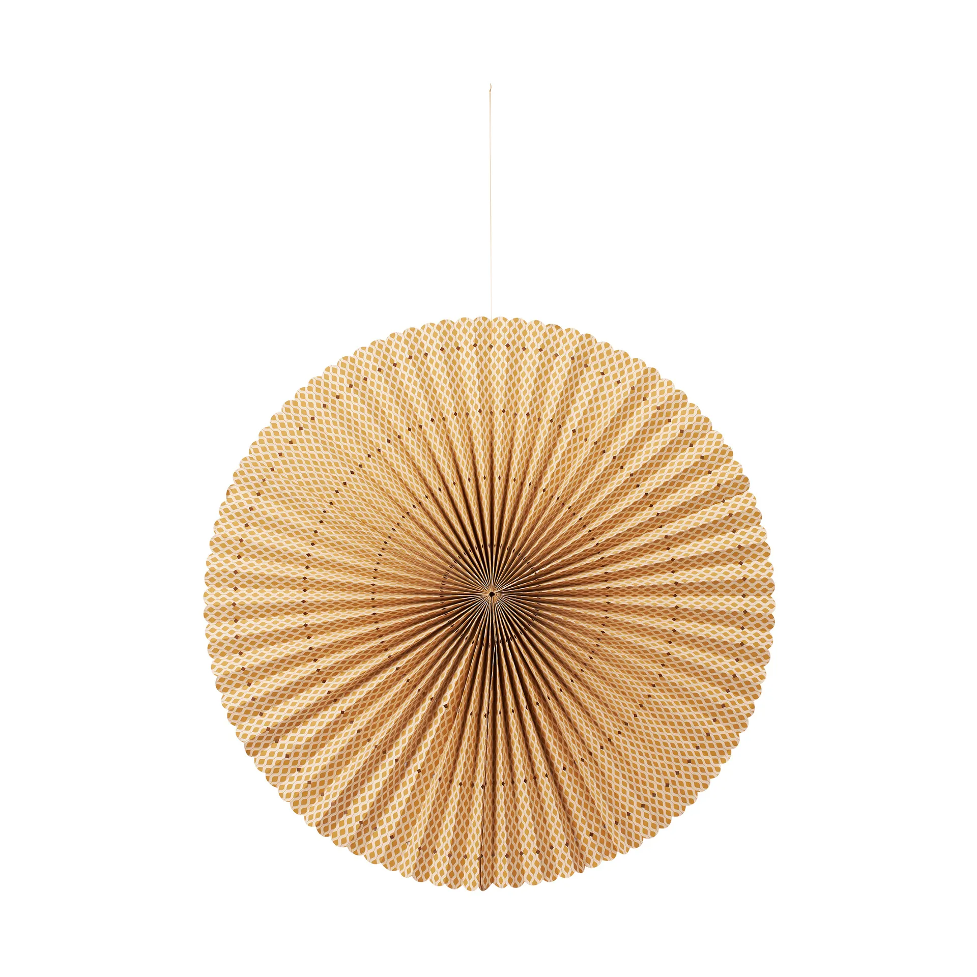 Stella rosette advent star L Ø60 cm, Harvest gold-natural Broste Copenhagen