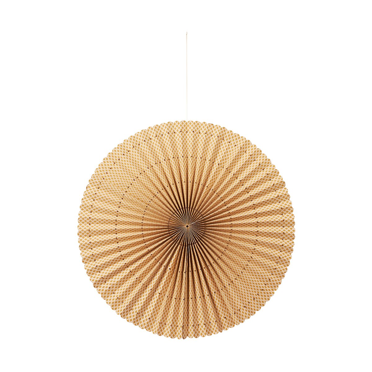 Broste Copenhagen Stella rosette advent star L o60 cm Harvest gold-natural