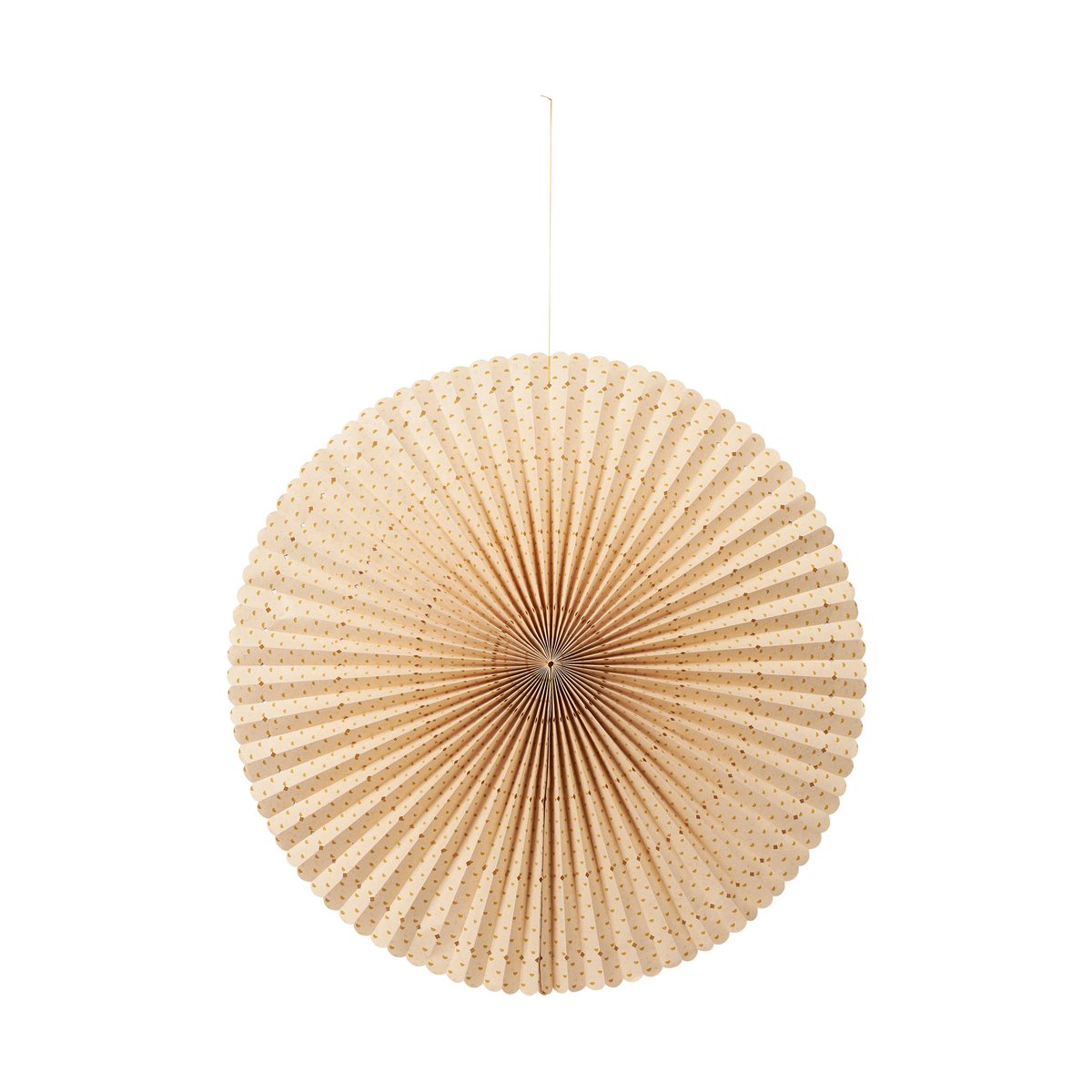 Broste Copenhagen Stella rosette advent star L Ø60 cm Natural-harvest gold