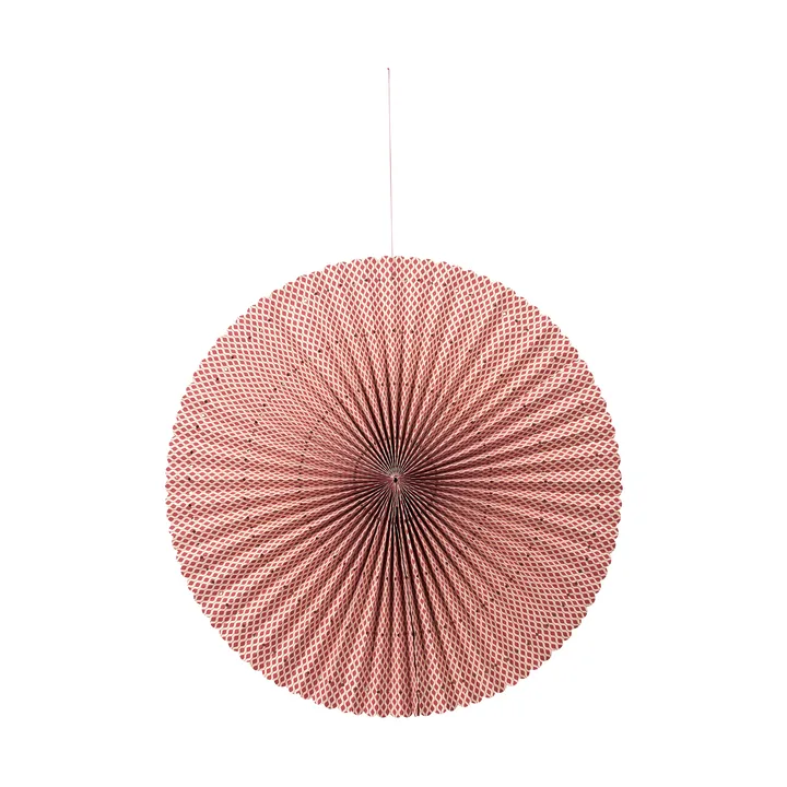 Stella rosette advent star L Ø60 cm - Pompeian red-natural - Broste Copenhagen