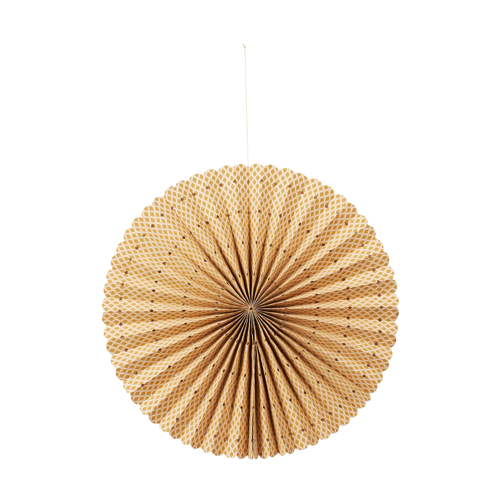 Stella rosette advent star M Ø43 cm, Harvest gold-natural Broste Copenhagen