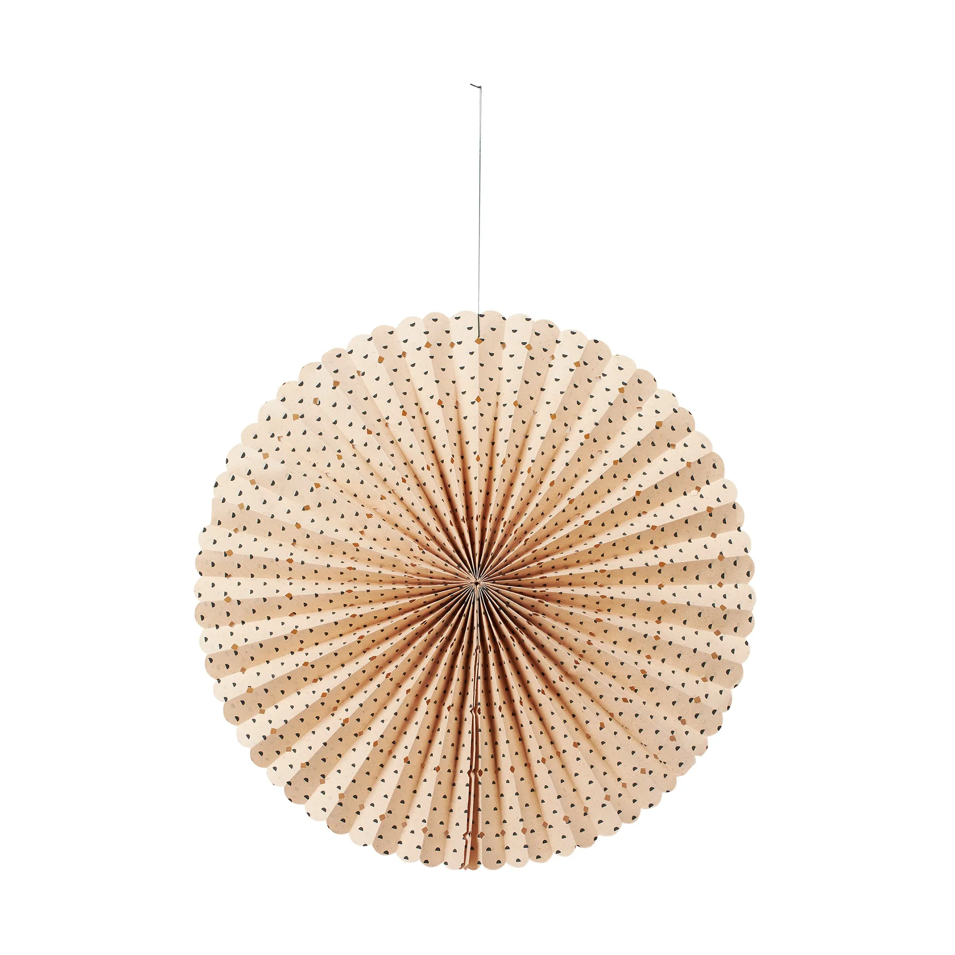 Stella rosette advent star M Ø43 cm, Natural-forest green Broste Copenhagen